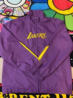Los Angeles Lakers Purple Lightweight Jacket (pre-owned)